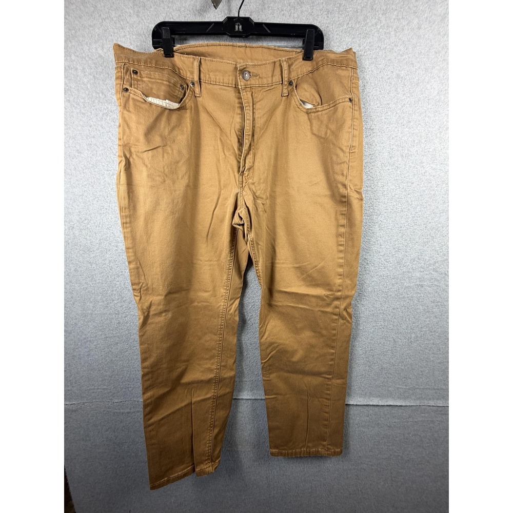 Levis 541 Jeans Mens 40x30 Brown Athletic Fit Tapered Stretch Denim Pants